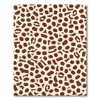 Crimson Organic Scattered Shapes Rug