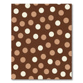 Brown Cream Polka Dot Pattern Rug