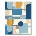 Modern Abstract Geometric Shapes Rug
