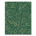 Emerald Green Leafy Vine Repeat Rug