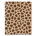 Brown Cream Organic Patchwork Rug