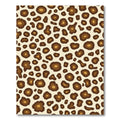 Brown Leopard Spots Rug