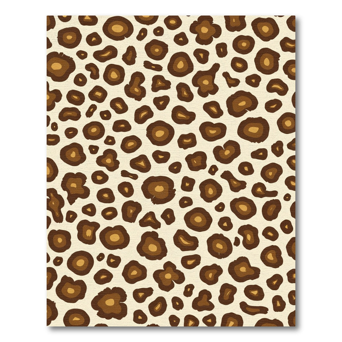 Brown Leopard Spots Rug