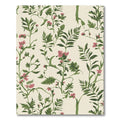 Cream Blush Vintage Floral Vine Rug