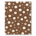 Brown Cream Nested Circles Compositions Rug
