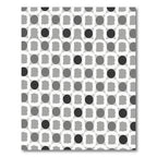 Monochromatic Geometric Circles Squares Rug