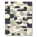 Mid-Century Abstract Geometric Forms Rug