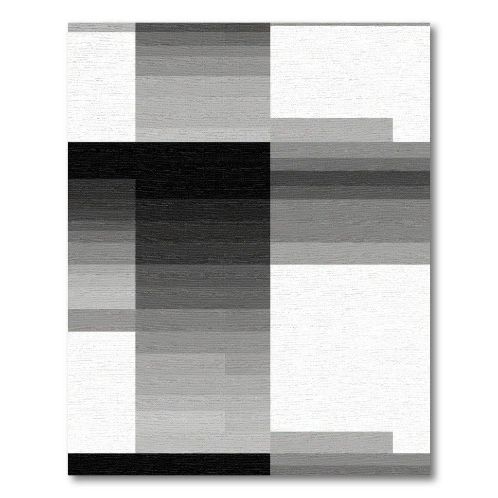 Abstract Gradient Pixelated Blocks Rug
