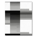 Abstract Gradient Pixelated Blocks Rug