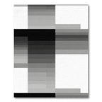 Abstract Gradient Pixelated Blocks Rug