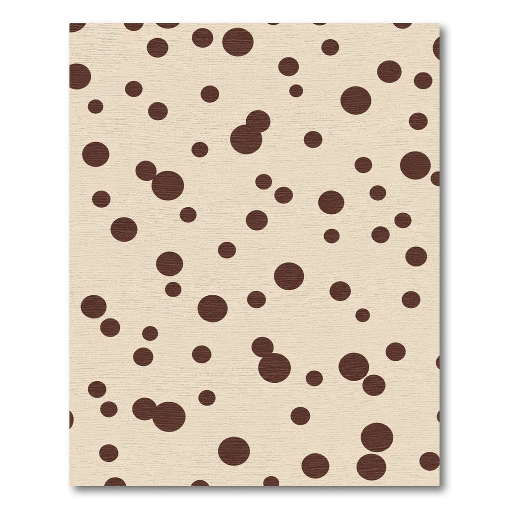 Brown Polka Dot Scatter Rug