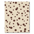 Brown Polka Dot Scatter Rug