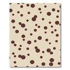Brown Polka Dot Scatter Rug