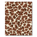 Brown Spotted Abstract Spots Rug