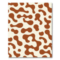 Brown Cream Organic BlobsRug Rug