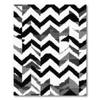 Monochromatic Chevron Patchwork Rug