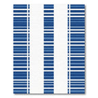 Deep Blue Striped Column Rug