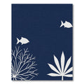 Deep Blue Ocean Fish Coral Rug