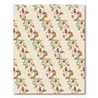 Earthy Abstract Floral Vine Rug
