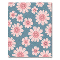Pastel Pink Daisy Meadow Rug