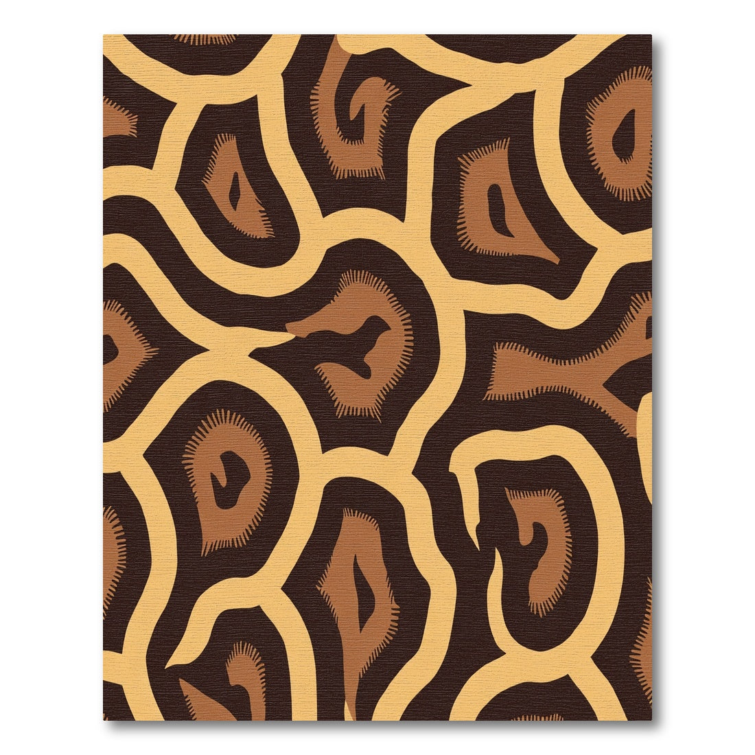 Bold Abstract Animal Print Rug