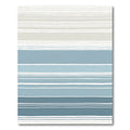 Soft Striped Blue and Taupe Lines Rug