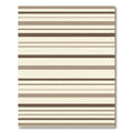 Subtle Horizontal Lines Neutral Tone Rug