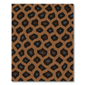Brown Leopard Spots Abstract Rug