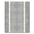 Pale Grey Diamond Stripe Tonal Rug