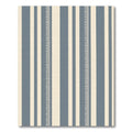 Gray Beige Wide Stripe Detail Rug