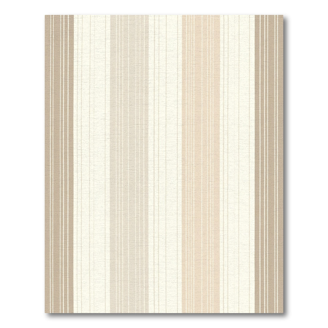 Earthy Tone Vertical Stripe Collection Rug