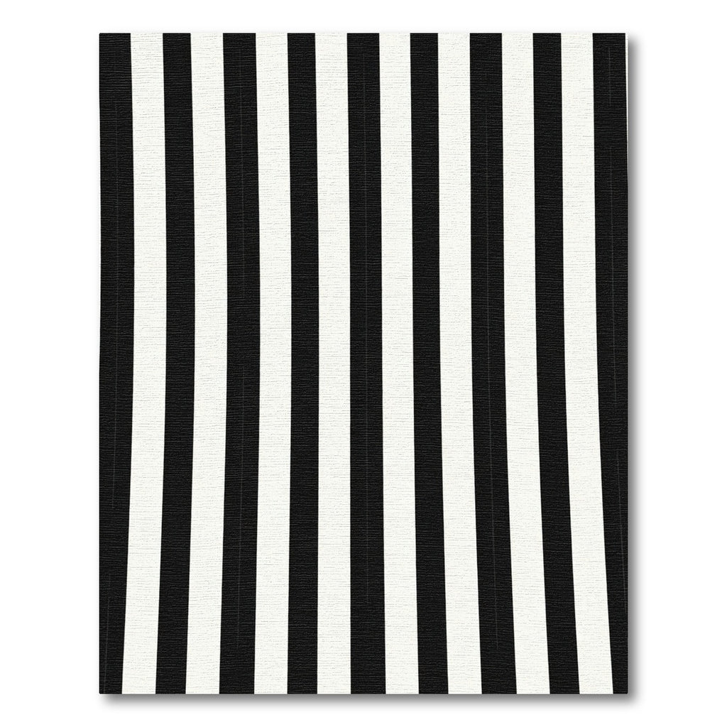 Classic Vertical Monochrome Bands Rug