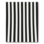Classic Vertical Monochrome Bands Rug