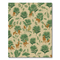 Safari Creatures Green Jungle Foliage Rug