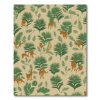 Safari Creatures Green Jungle Foliage Rug