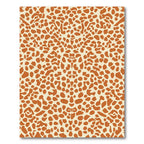 Ginger Splotch Leopard Texture Rug