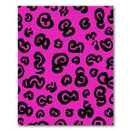Bold Hot Pink Leopard Spots Rug