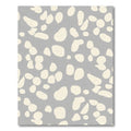 Neutral Terrazzo Speckled Organic Shapes Rug