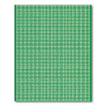 Emerald Green Geometric Maze Rug