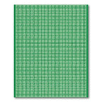 Emerald Green Geometric Maze Rug