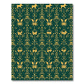 Emerald Gold Baroque Animal Scroll Rug