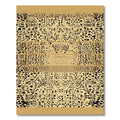 Sandy Beige Black Speckled Stripe Rug