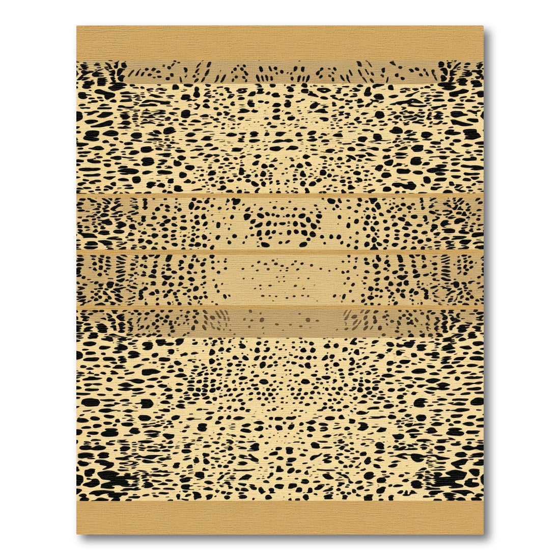 Sandy Beige Black Speckled Stripe Rug
