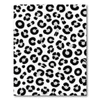 Monochromatic Black White Spots Rug