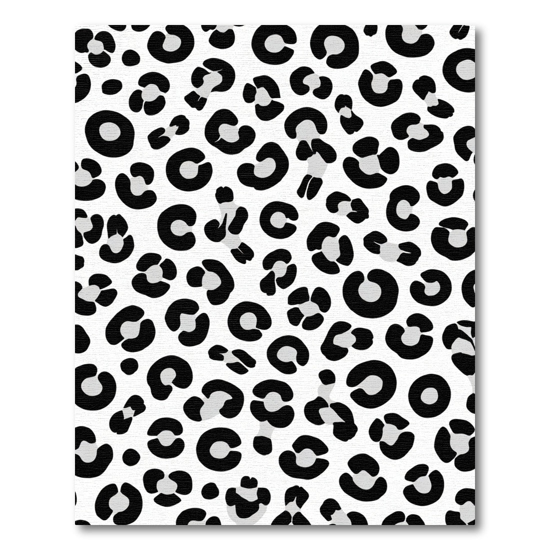 Monochromatic Black White Spots Rug