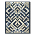 Navajo Inspired Geometric Lattice Rug
