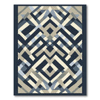 Navajo Inspired Geometric Lattice Rug
