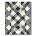 Monochromatic Geometric Diamond Arrangement Rug