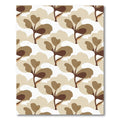 Earthy Brown Organic Tree Branches Rug