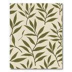 Cream Olive Branch Botanical Foliage Rug